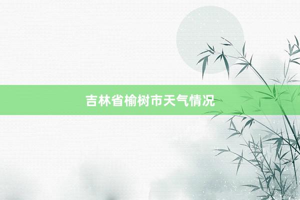 吉林省榆树市天气情况